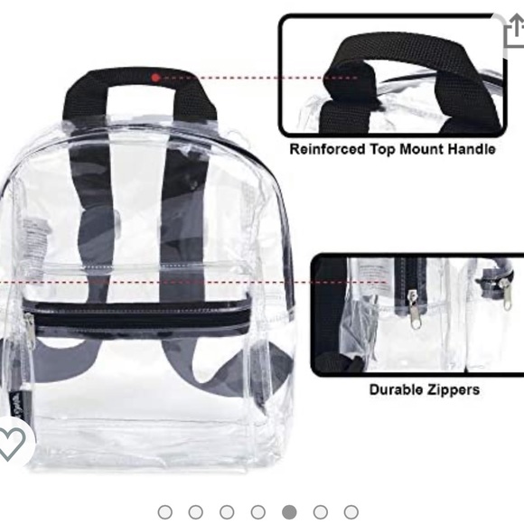 Clear back pack - Picture 5 of 5